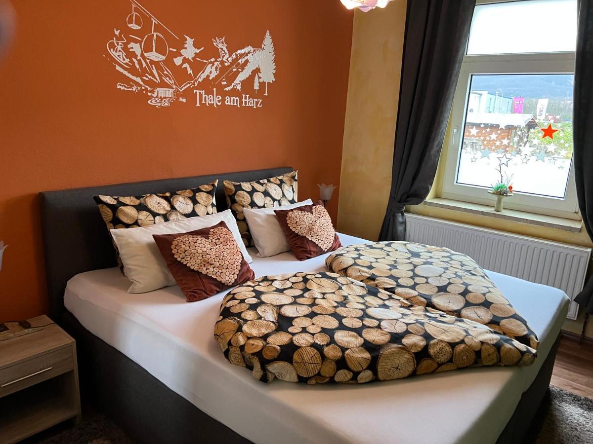 Ferienwohnung Midgard Im Sagenharz - Family-Apartment, 2 Sz & Wlan Thale Exterior photo