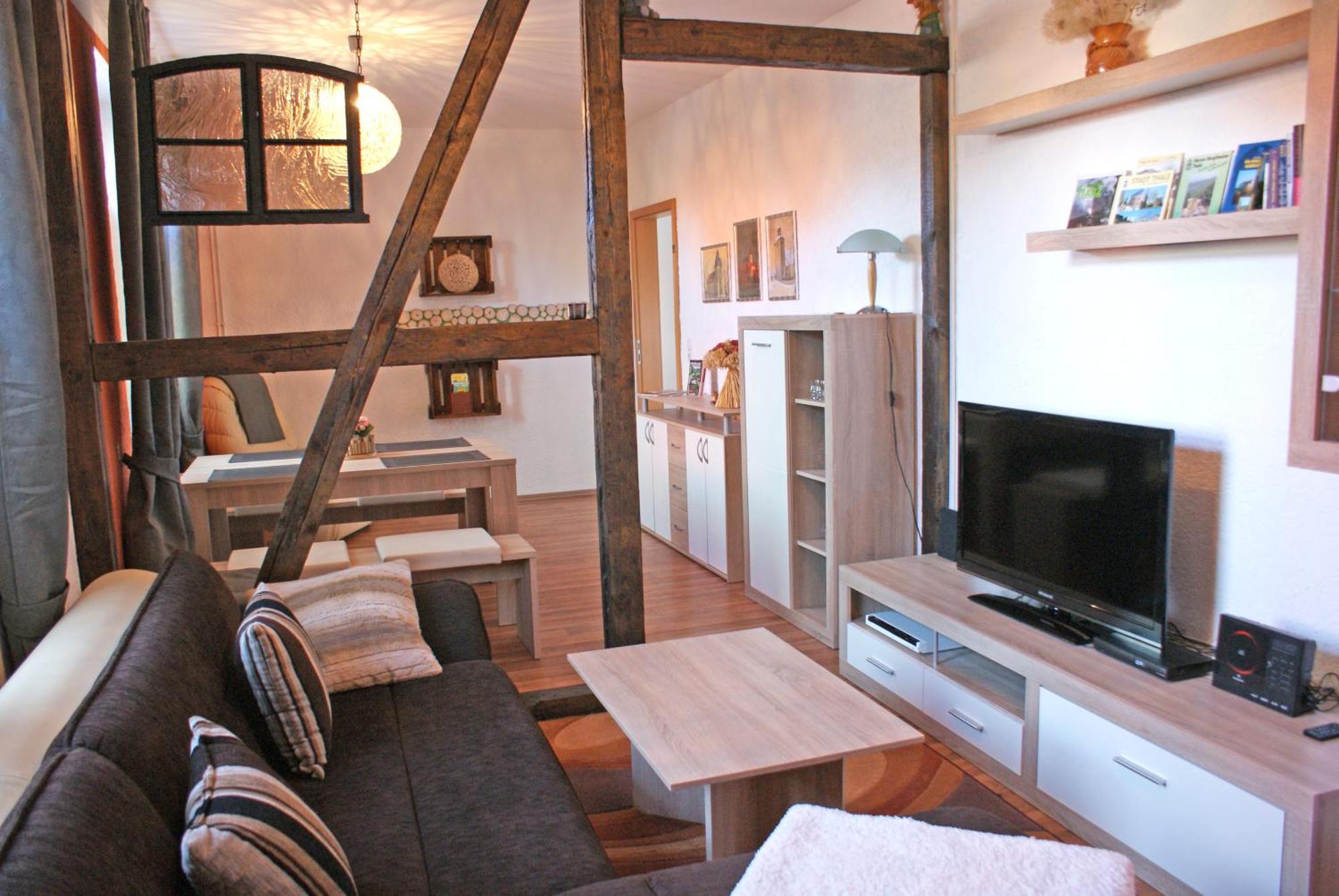 Ferienwohnung Midgard Im Sagenharz - Family-Apartment, 2 Sz & Wlan Thale Exterior photo